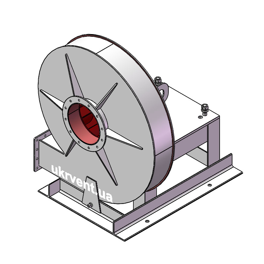 Вентилятор ВР154-21-8.1 (Dн)-1-Пр270-ОН-ст3-1081-(без дв.)55-3000-2960-80-У2