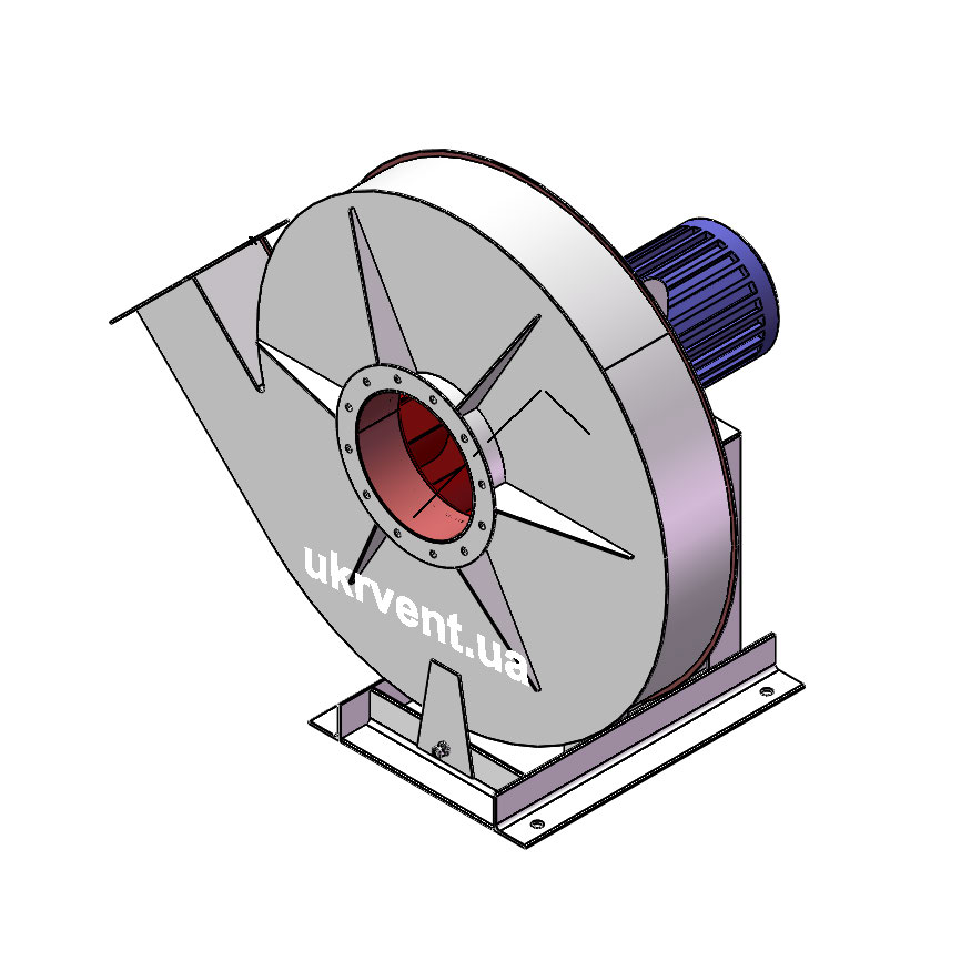 Вентилятор ВР154-21-8.1 (Dн)-1-Пр315-ОН-ст3-1081-(з дв.)7,5-1500-1440-80-У2
