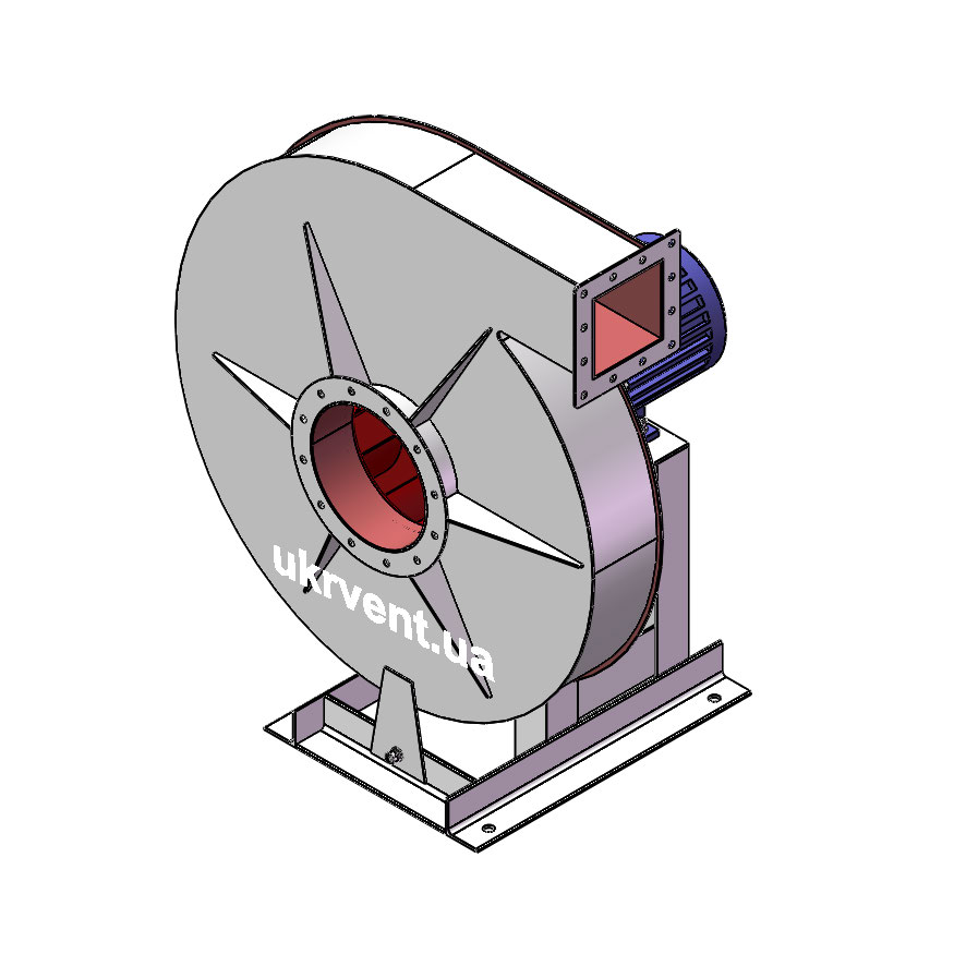 Вентилятор ВР154-21-8.1 (Dн)-1-Пр90-ОН-ст3-1081-(з дв.)7,5-1500-1440-80-У2