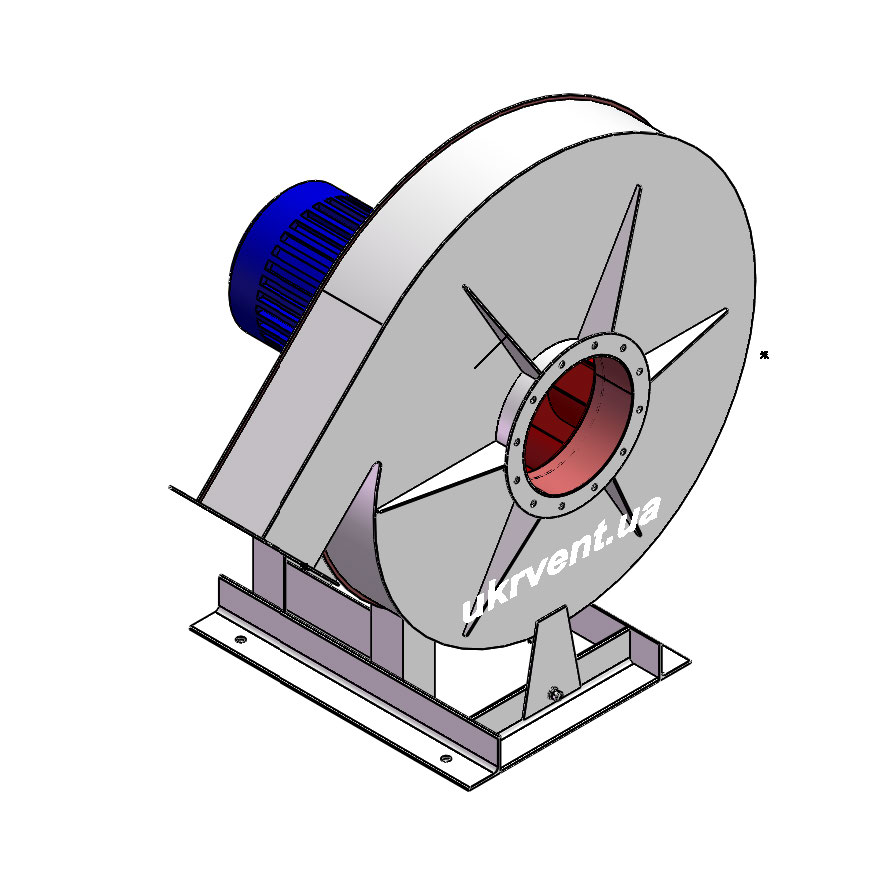 Вентилятор ВР165-15-10.1 (Dн)-1-Л135-ОН-ст3-1081-(з дв.)22-1500-1460-80-У2