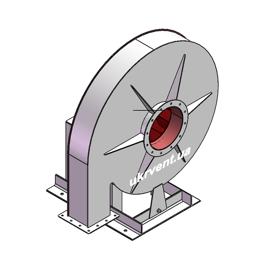 Вентилятор ВР165-15-10.1 (Dн)-1-Л180-ОН-ст3-1081-(без дв.)22-1500-1460-80-У2