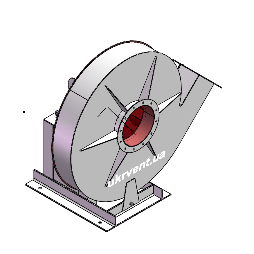 Вентилятор ВР165-15-10.1 (Dн)-1-Л315-ОН-ст3-1081-(без дв.)22-1500-1460-80-У2