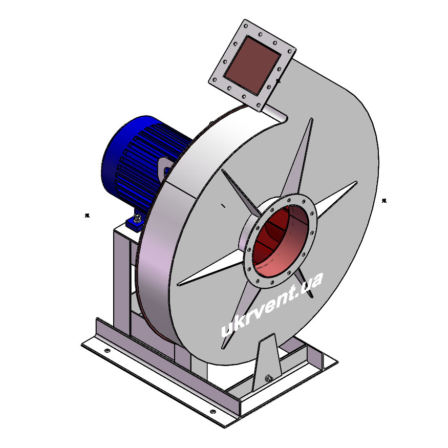 Вентилятор ВР165-15-10.1 (Dн)-1-Л45-ОН-ст3-1081-(з дв.)22-1500-1460-80-У2