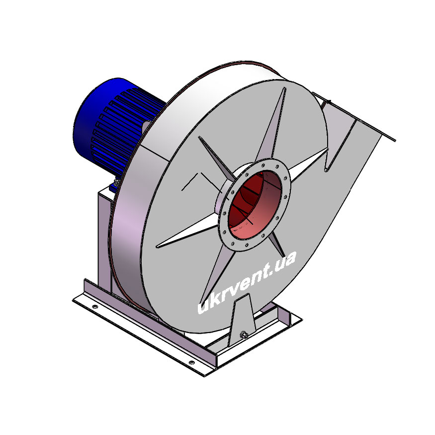 Вентилятор ВР165-15-9.1 (Dн)-1-Л315-ОН-ст3-1081-(з дв.)15-1500-1460-80-У2