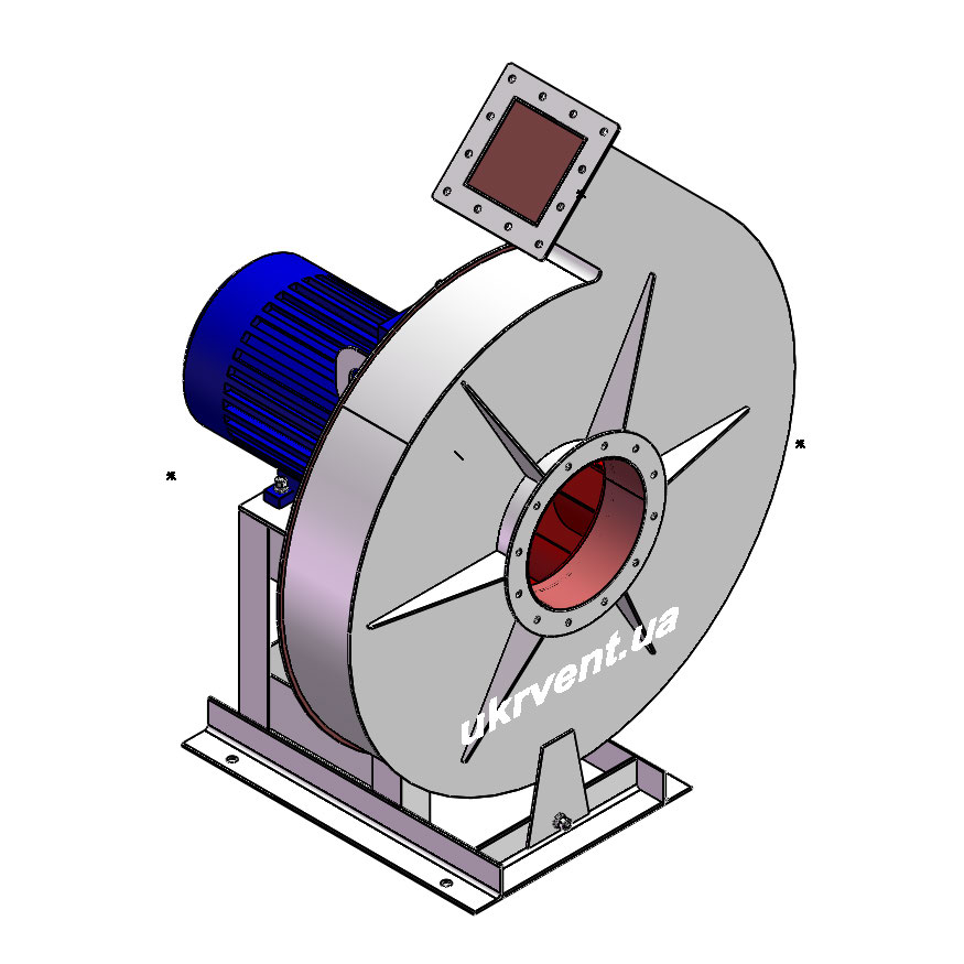 Вентилятор ВР165-15-9.1 (Dн)-1-Л45-ОН-ст3-1081-(з дв.)15-1500-1460-80-У2