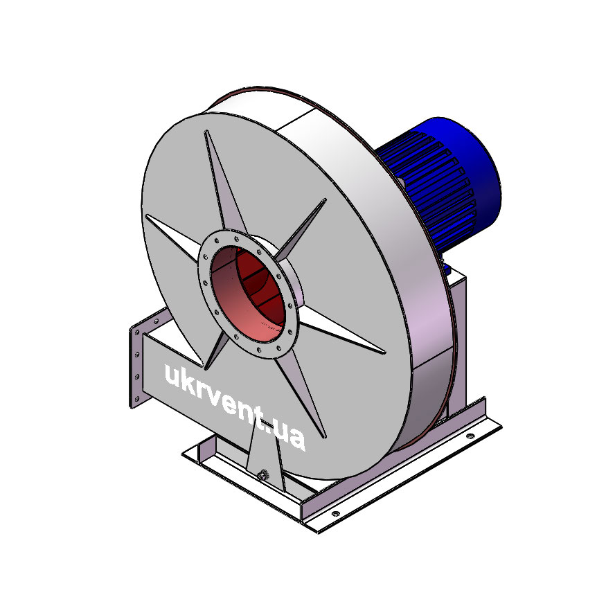Вентилятор ВР165-15-9.1 (Dн)-1-Пр270-ОН-ст3-1081-(з дв.)15-1500-1460-80-У2