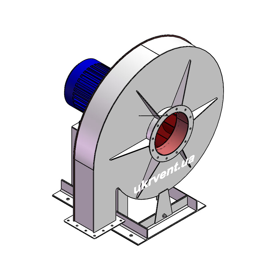 Вентилятор ВР170-18-10.1 (Dн)-1-Л180-ОН-ст3-1081-(з дв.)22-1500-1460-80-У2