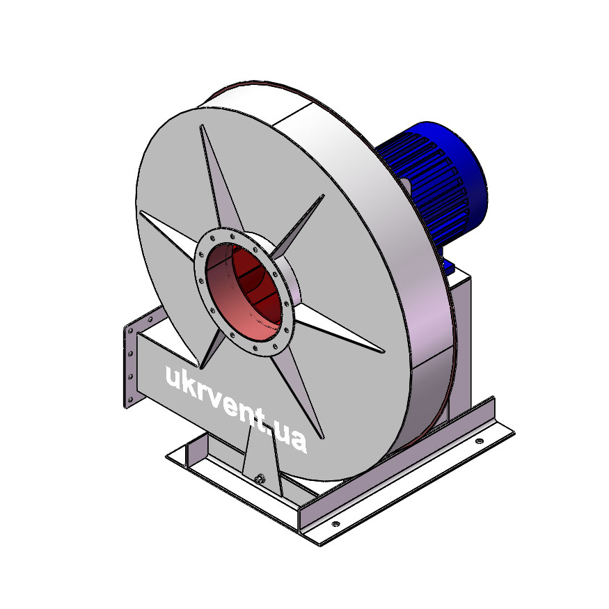 Вентилятор ВР170-18-10.1 (Dн)-1-Пр270-ОН-ст3-1081-(з дв.)22-1500-1460-80-У2