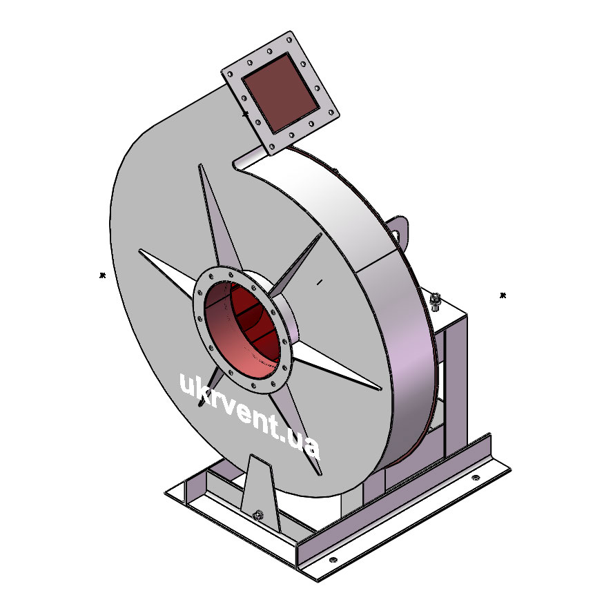 Вентилятор ВР170-18-10.1 (Dн)-1-Пр45-ОН-ст3-1081-(без дв.)22-1500-1460-80-У2