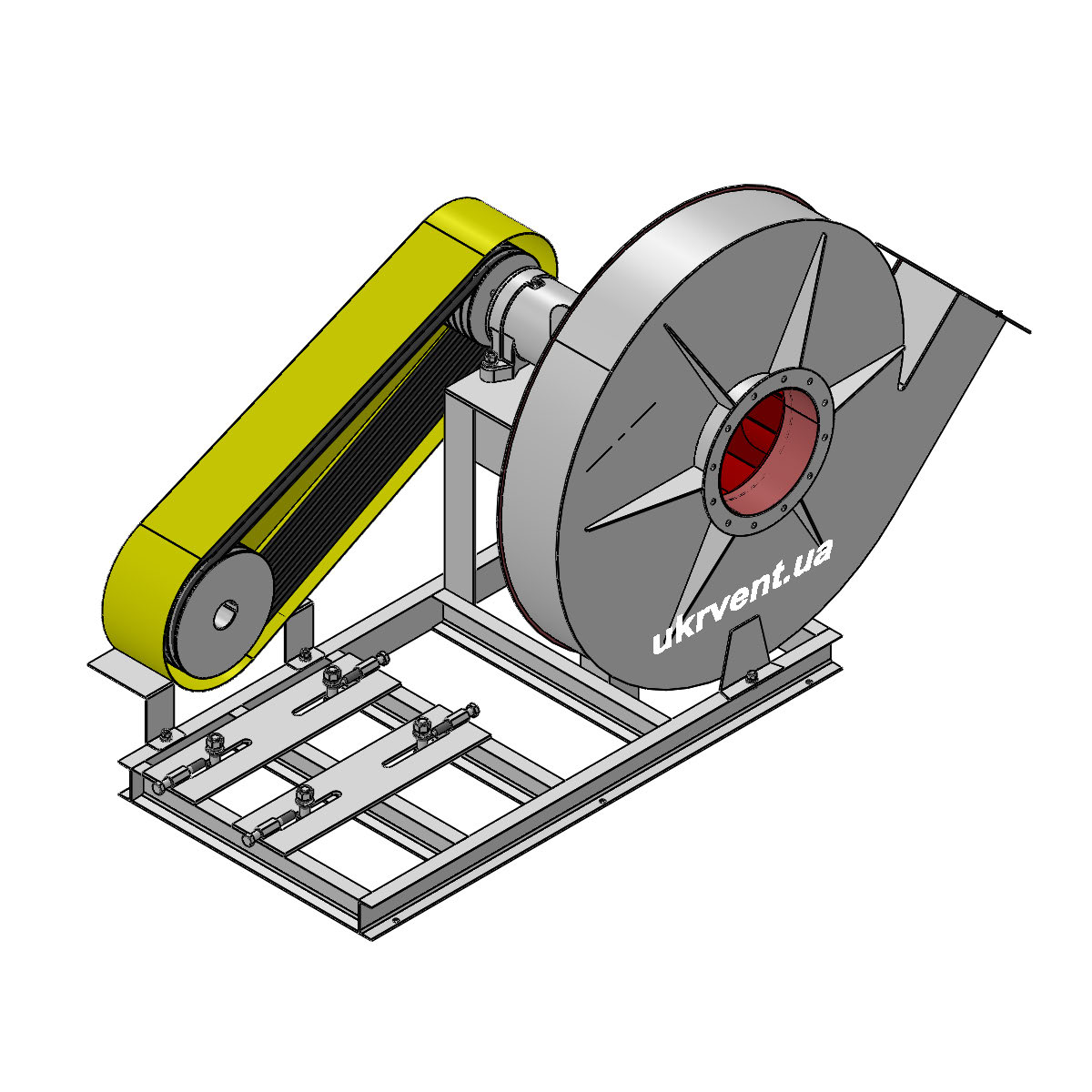 Вентилятор ВР170-18-10.1 (Dн)-5-Л315-ОН-ст3-1081-(без дв.)18,5-1500-1200-80-У2