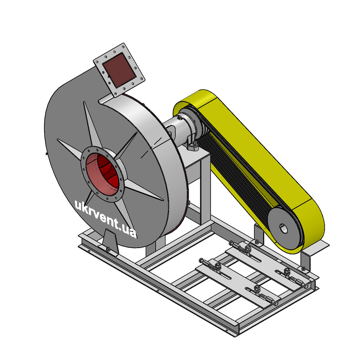 Вентилятор ВР170-18-10.1 (Dн)-5-Пр45-ОН-ст3-1081-(без дв.)18,5-1500-1200-80-У2