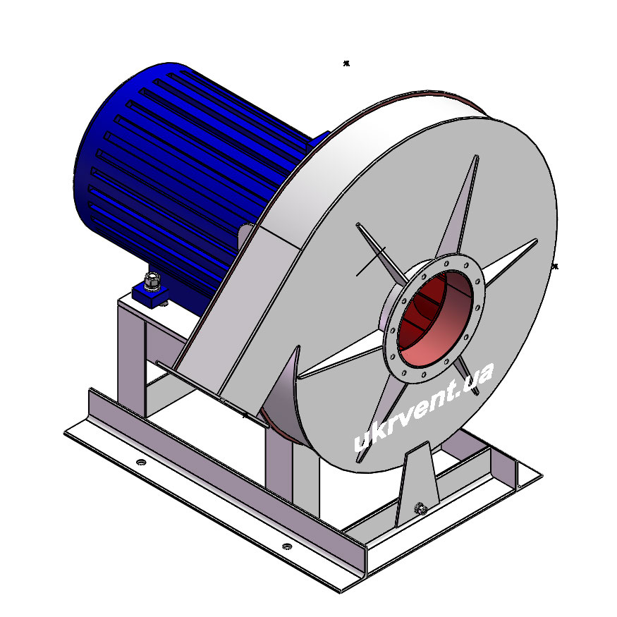 Вентилятор ВР170-18-8.1 (Dн)-1-Л135-ОН-ст3-1081-(з дв.)55-3000-2960-80-У2