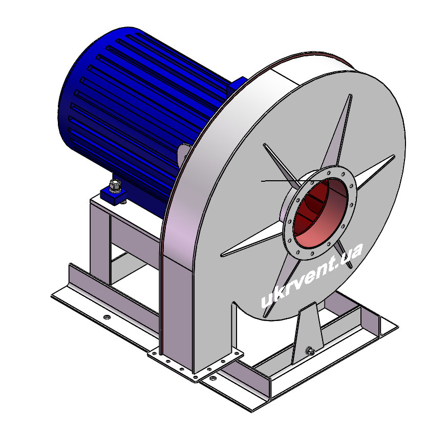 Вентилятор ВР170-18-8.1 (Dн)-1-Л180-ОН-ст3-1081-(з дв.)55-3000-2960-80-У2