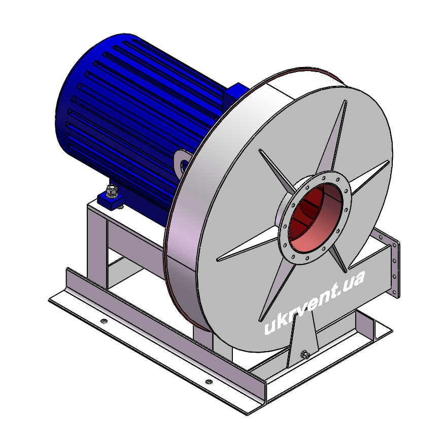 Вентилятор ВР170-18-8.1 (Dн)-1-Л270-ОН-ст3-1081-(з дв.)55-3000-2960-80-У2