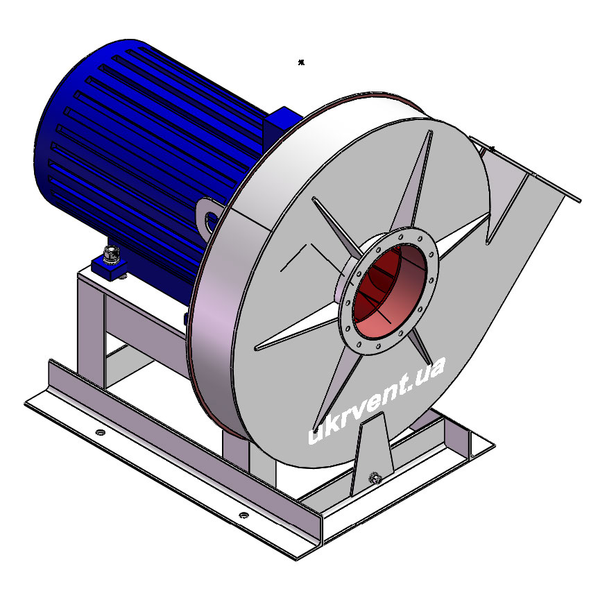 Вентилятор ВР170-18-8.1 (Dн)-1-Л315-ОН-ст3-1081-(з дв.)55-3000-2960-80-У2