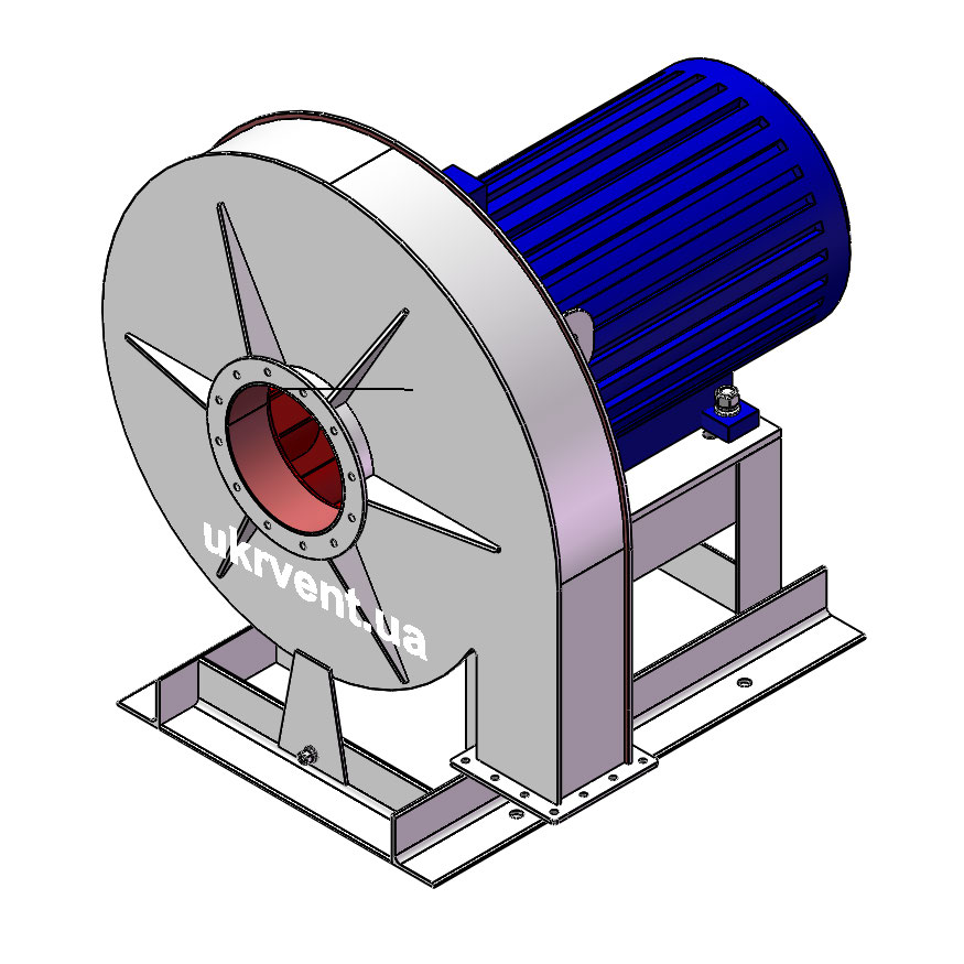 Вентилятор ВР170-18-8.1 (Dн)-1-Пр180-ОН-ст3-1081-(з дв.)55-3000-2960-80-У2