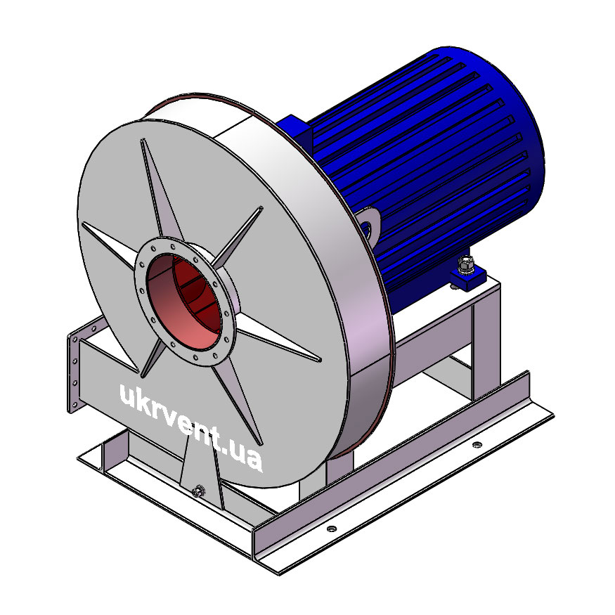Вентилятор ВР170-18-8.1 (Dн)-1-Пр270-ОН-ст3-1081-(з дв.)55-3000-2960-80-У2