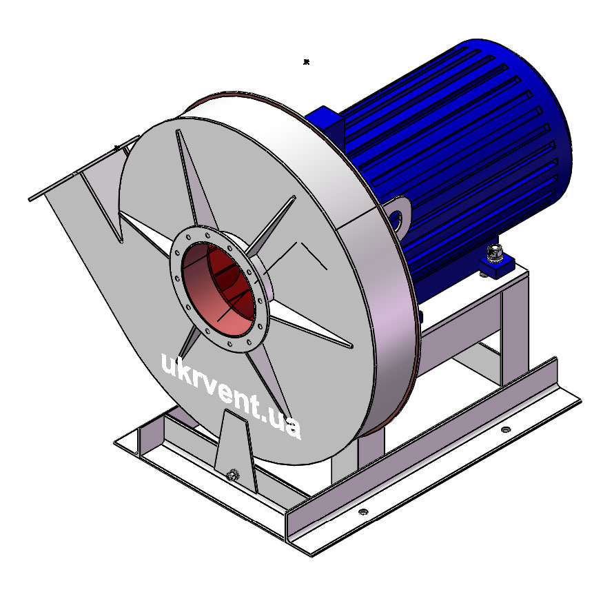 Вентилятор ВР170-18-8.1 (Dн)-1-Пр315-ОН-ст3-1081-(з дв.)55-3000-2960-80-У2