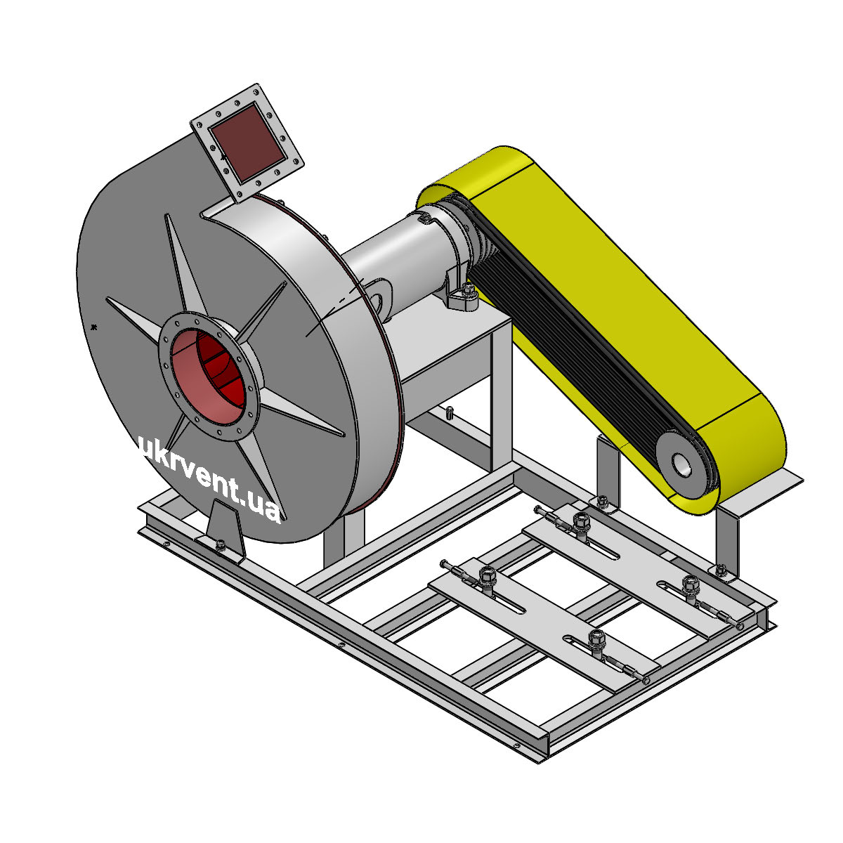 Вентилятор ВР170-18-8.1 (Dн)-5-Пр45-ОН-ст3-1081-(без дв.)15-1500-1600-80-У2