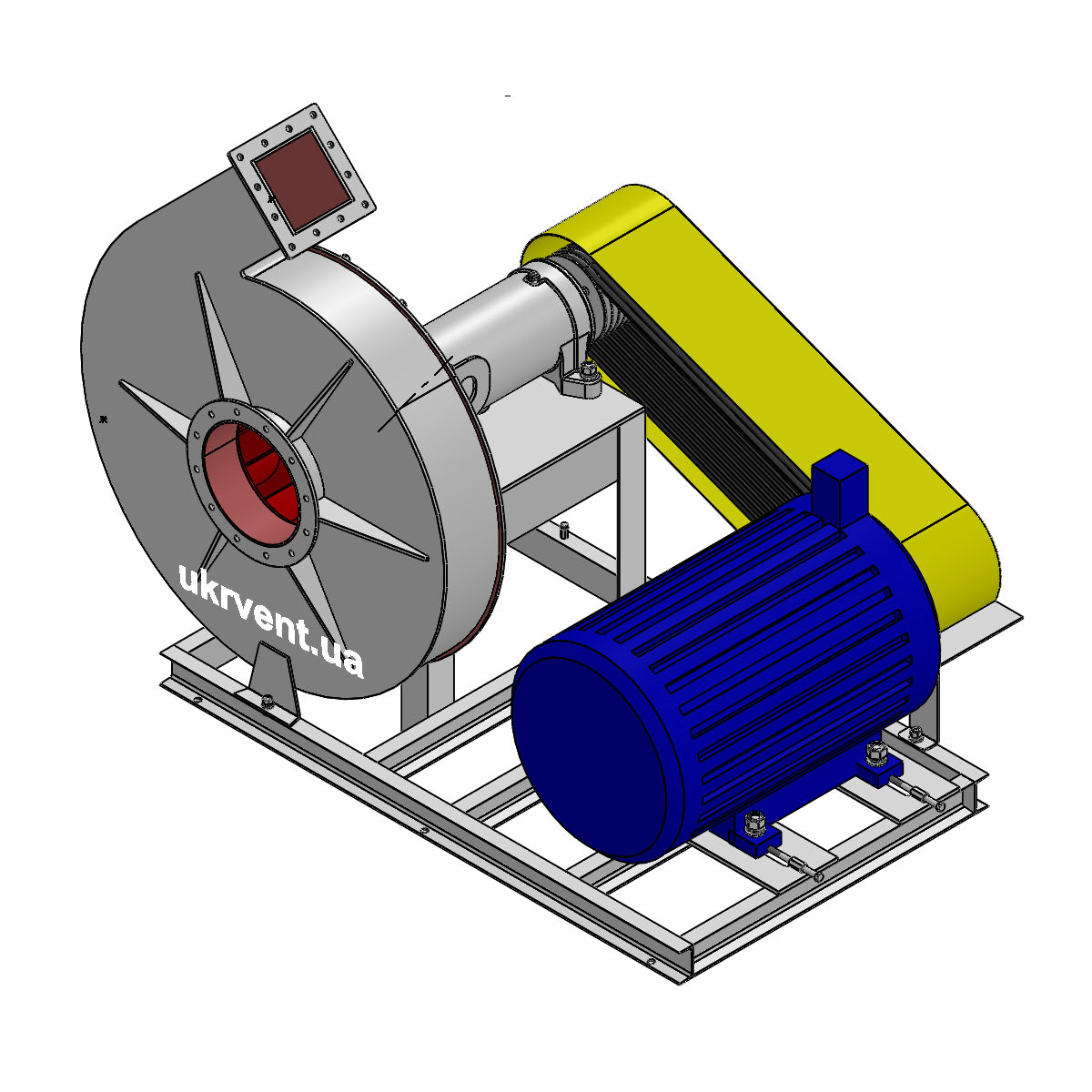 Вентилятор ВР170-18-8.1 (Dн)-5-Пр45-ОН-ст3-1081-(з дв.)15-1500-1600-80-У2