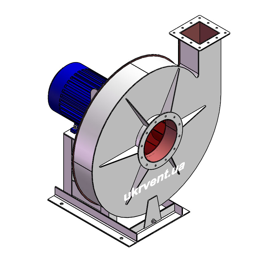 Вентилятор ВР170-18-9.1 (Dн)-1-Л0-ОН-ст3-1081-(з дв.)15-1500-1460-80-У2