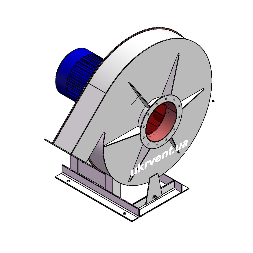 Вентилятор ВР170-18-9.1 (Dн)-1-Л135-ОН-ст3-1081-(з дв.)15-1500-1460-80-У2