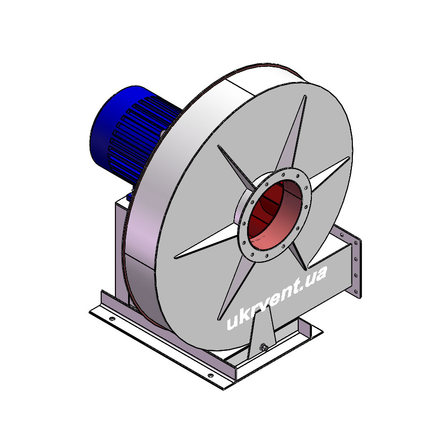 Вентилятор ВР170-18-9.1 (Dн)-1-Л270-ОН-ст3-1081-(з дв.)15-1500-1460-80-У2