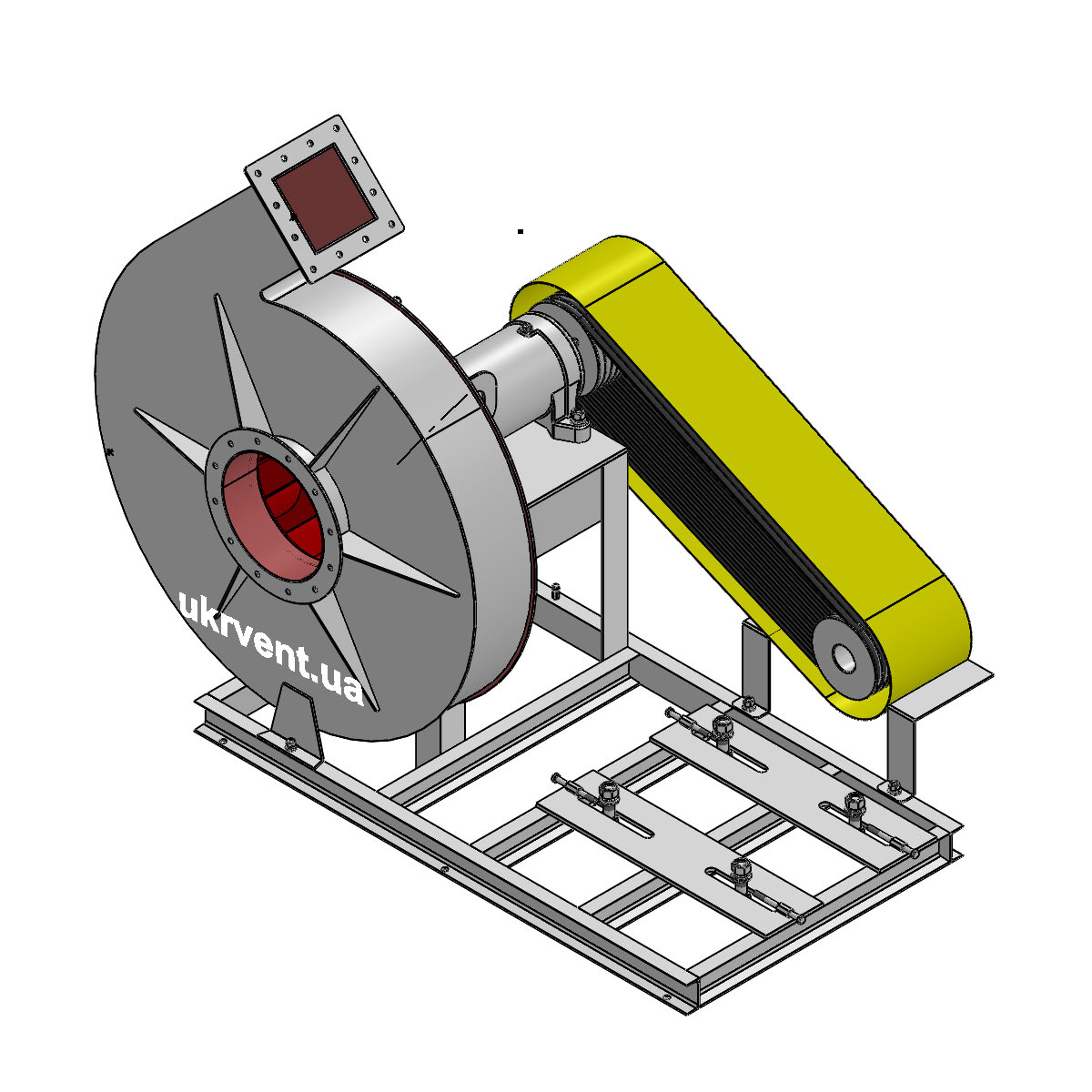Вентилятор ВР170-18-9.1 (Dн)-5-Пр45-ОН-ст3-1081-(без дв.)18,5-1500-1600-80-У2