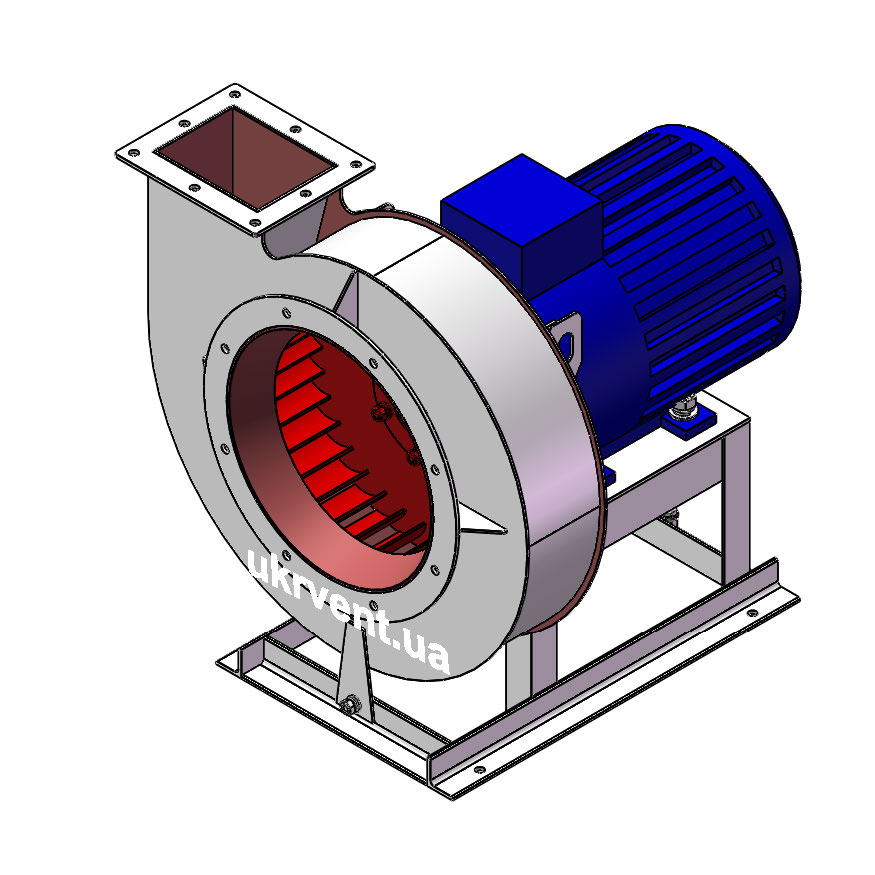 Вентилятор ВР217-30-2,5 з двигуном 1,1кВт 3000об/хв