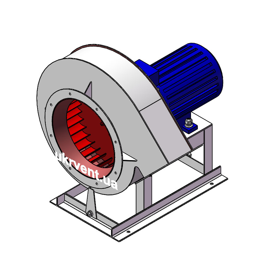 Вентилятор ВР217-30-3,15.1 (Dн)-1-Пр135-ОН-ст3-1081-(з дв.)0,55-1500-80-У2