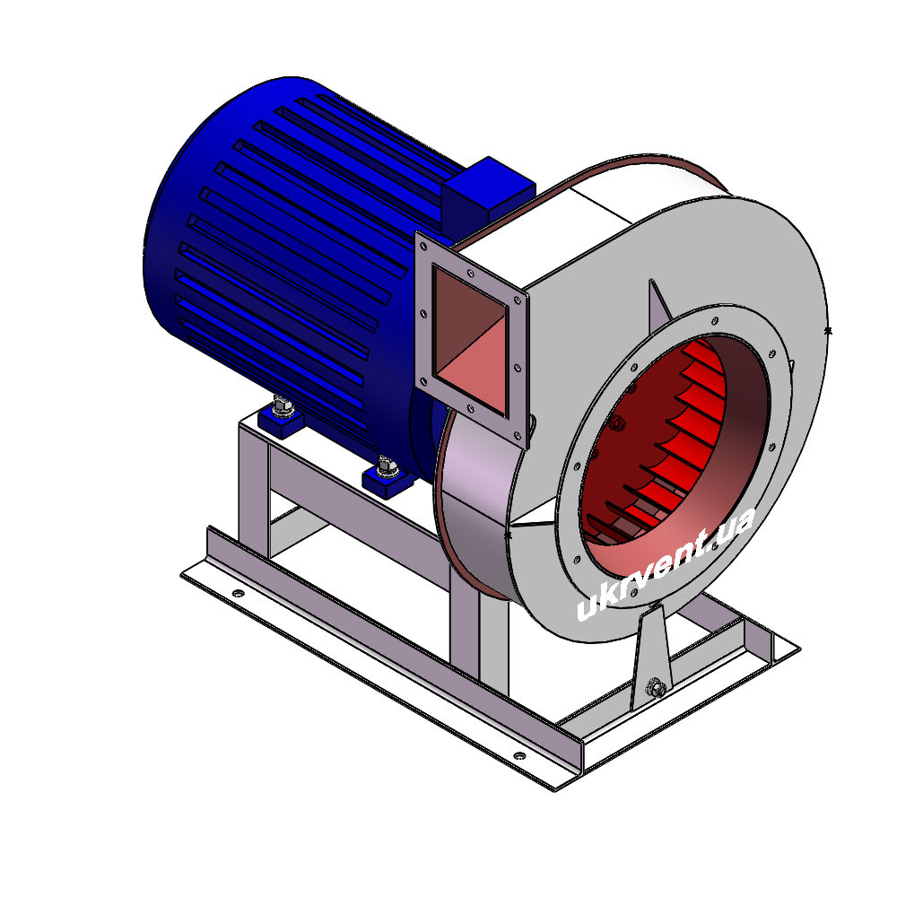 Вентилятор ВР217-30-4.1 (Dн)-1-Л90-ОН-ст3-1081-(з дв.)7,5-3000-80-У2