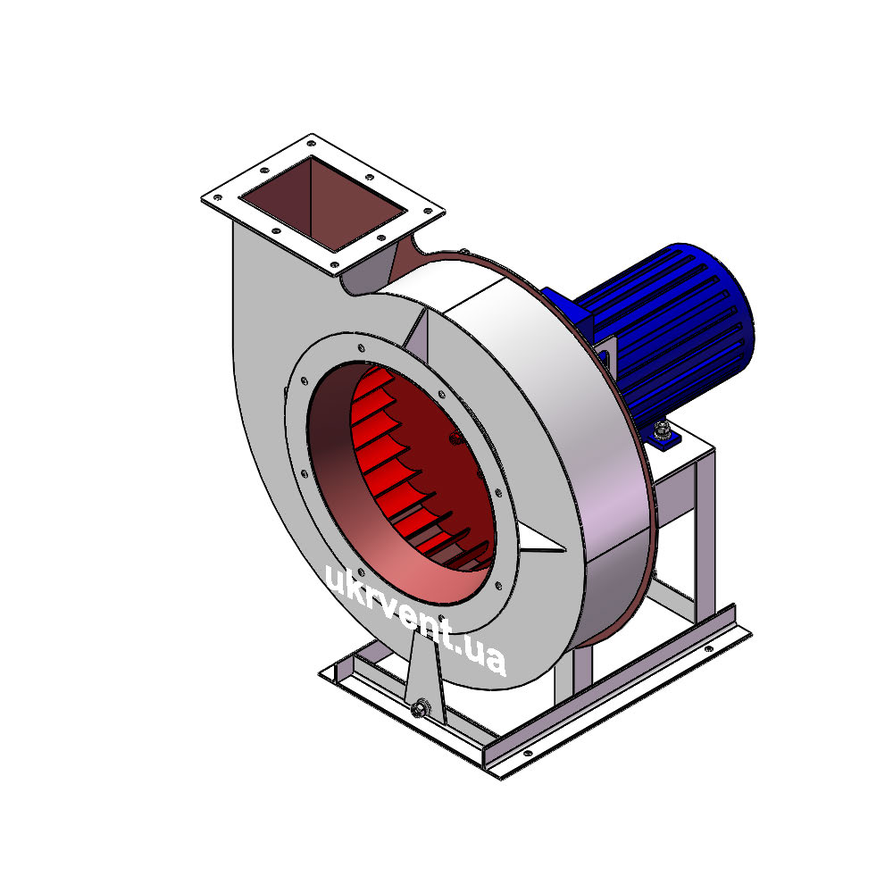 Вентилятор ВР217-30-4 з двигуном 2,2кВт 1500об/хв