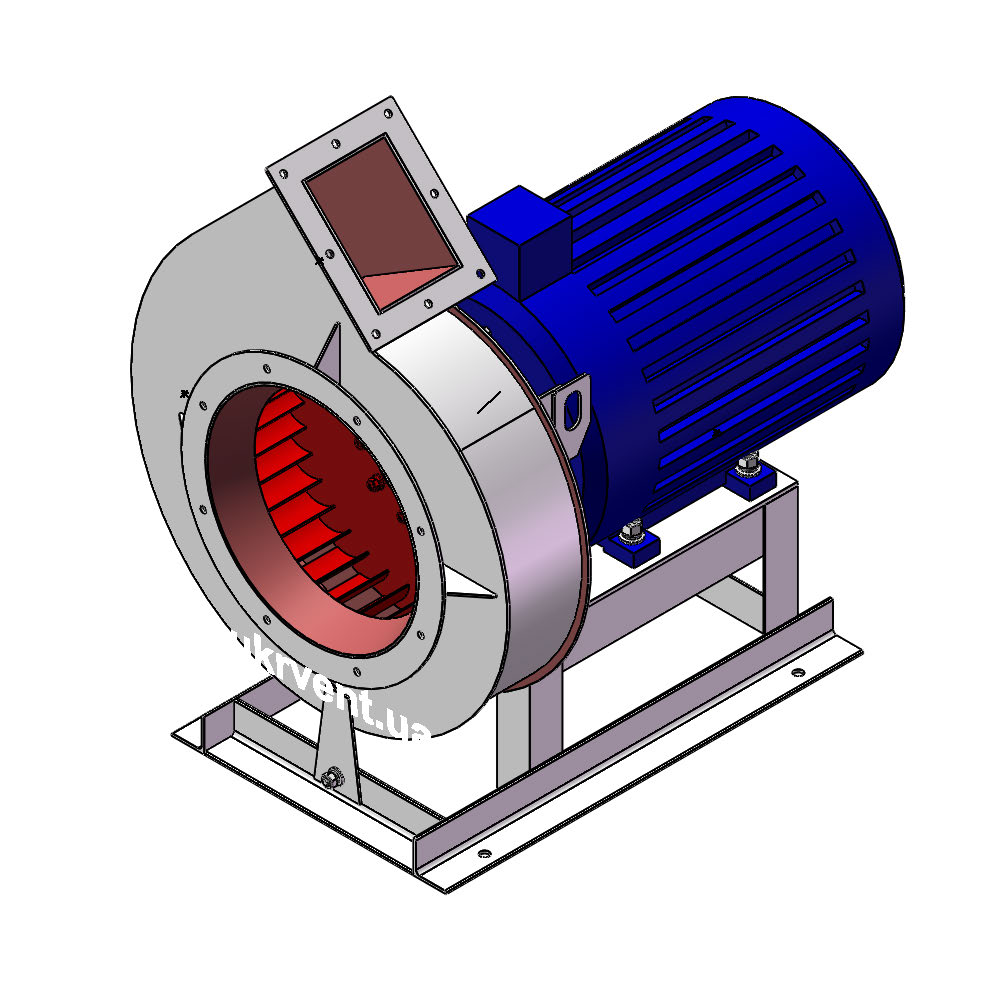 Вентилятор ВР217-30-4.1 (Dн)-1-Пр45-ОН-ст3-1081-(з дв.)7,5-3000-80-У2