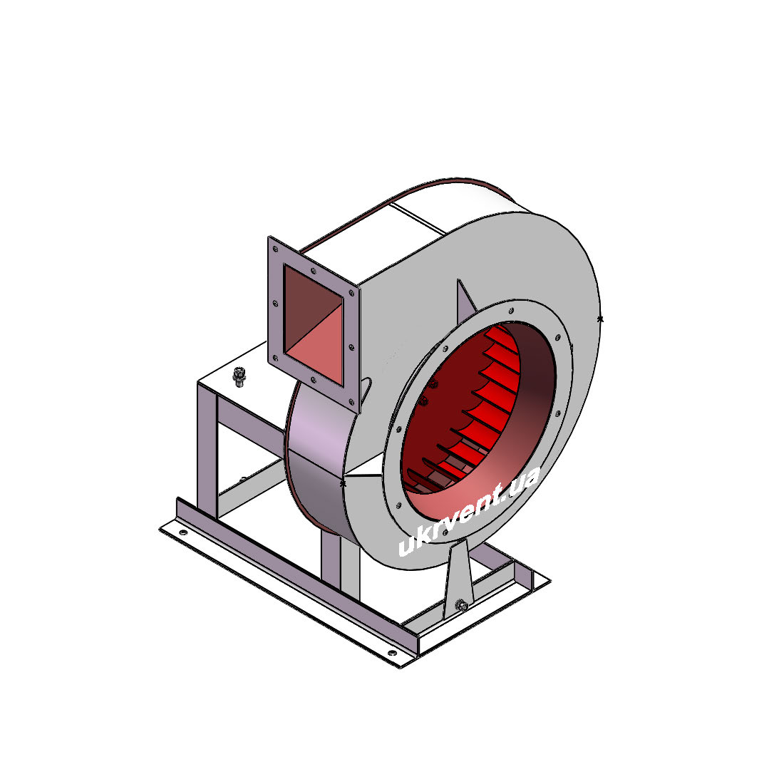 Вентилятор ВР217-30-6,3.1 (Dн)-1-Л90-ОН-ст3-1081-(без дв.)15-1500-80-У2