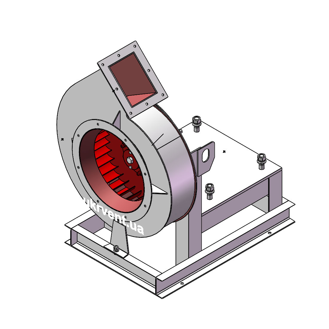 Вентилятор ВР217-30-6,3.1 (Dн)-1-Пр45-ОН-ст3-1081-(без дв.)110-3000-80-У2