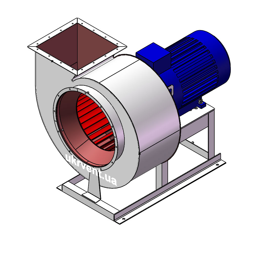 Вентилятор ВР287-46-5.1 (Dн)-1-Пр0-ВЗ-AISI316Ti-АДЧР1081-(з дв.)30-1500-200-У2