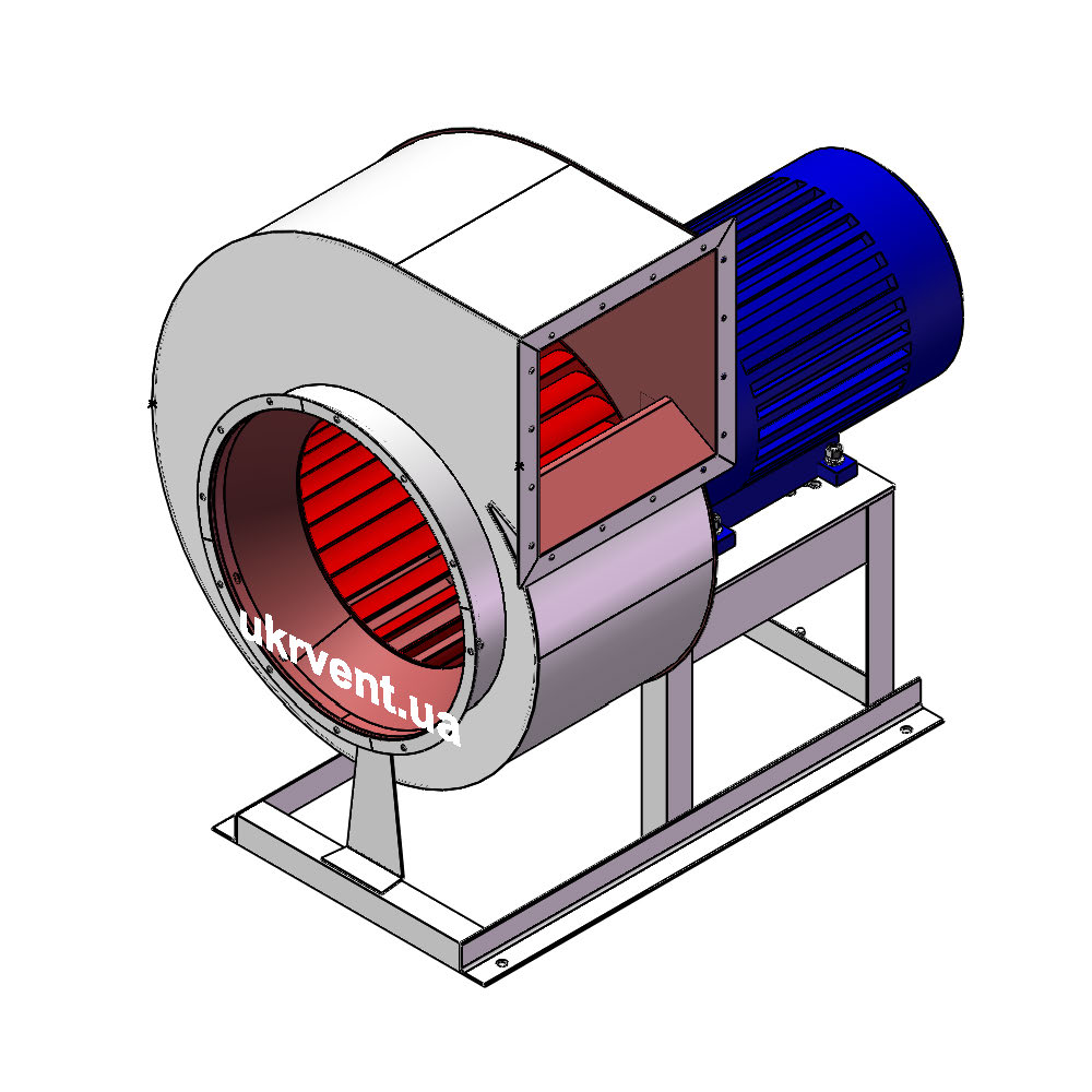 Вентилятор ВР287-46-5.1 (Dн)-1-Пр90-ВЗ-AISI316Ti-АДЧР1081-(з дв.)30-1500-200-У2