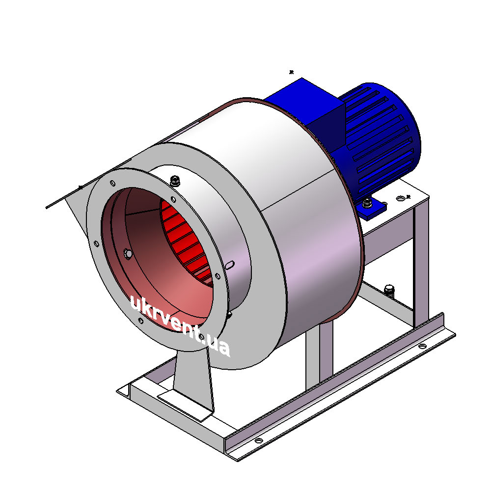 Вентилятор ВР288-46-2.1 (Dн)-1-Пр315-ВЗ-AISI321-АДЧР1081-(з дв.)0,25-1500-80-У2