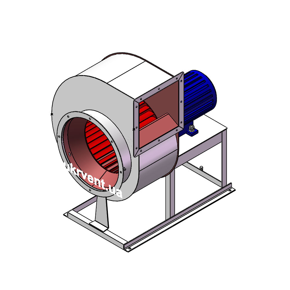 Вентилятор ВР288-46-3,15.1 (Dн)-1-Пр90-ВЗ-AISI316Ti-АДЧР1081-(з дв.)0,37-1000-200-У2