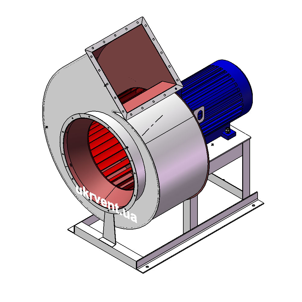 Вентилятор ВР288-46-6,3.1 (Dн)-1-Пр45-ОН-ст3-1081-(з дв.)5,5-750-80-У2