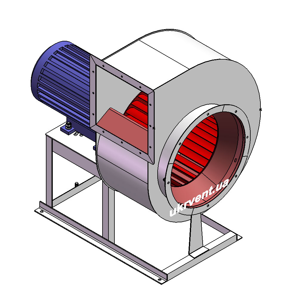 Вентилятор ВР300-46-4.1 (Dн)-1-Л90-ОН-ст3-1081-(з дв.)1,1-1000-80-У2