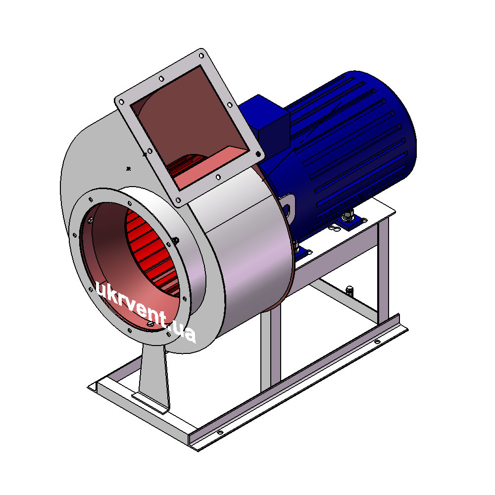 Вентилятор ВР320-46-2,5.1 (Dн)-1-Пр45-ВЗ-AISI316Ti-АДЧР1081-(з дв.)0,25-1000-200-У2