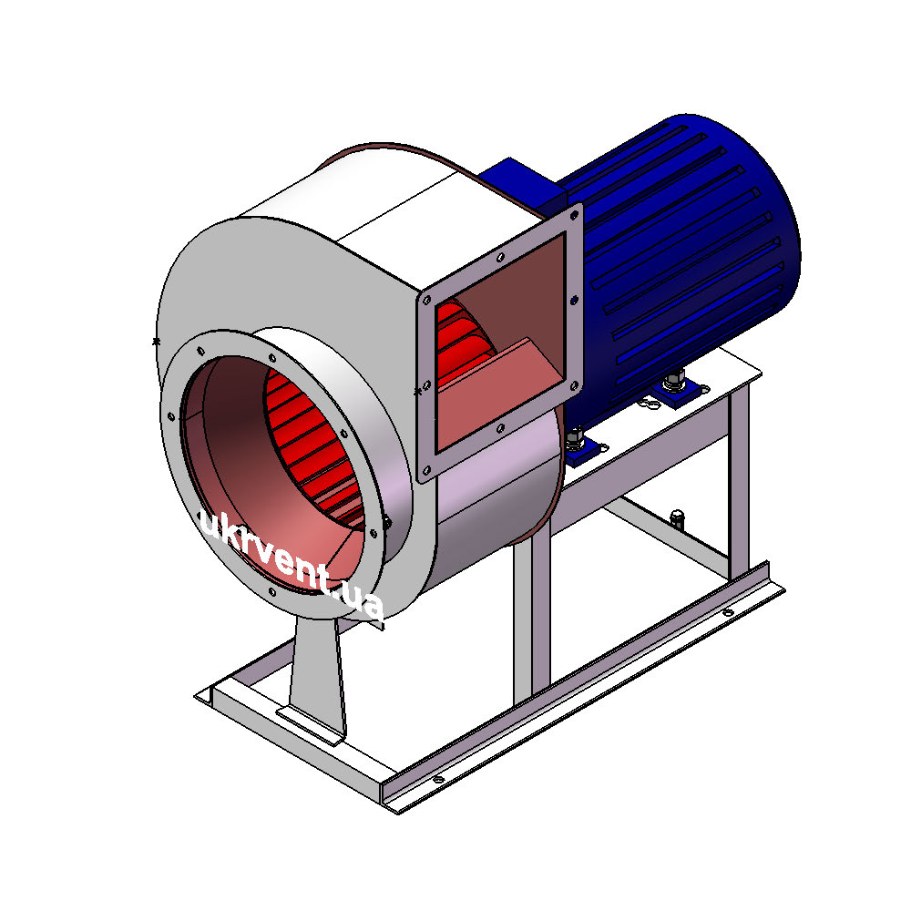 Вентилятор ВР320-46-2,5.1 (Dн)-1-Пр90-ВЗ-AISI316Ti-АДЧР1081-(з дв.)0,25-1000-200-У2