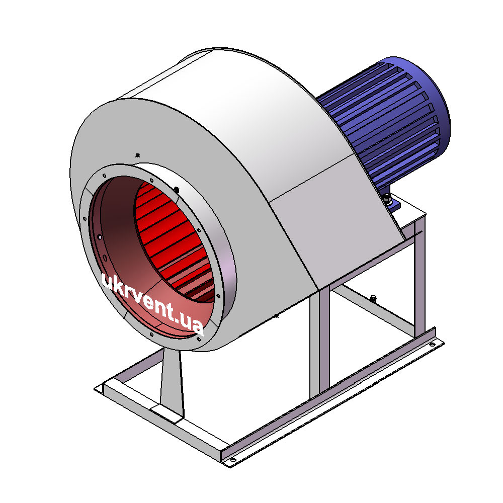 Вентилятор ВР320-46-4.1 (Dн)-1-Пр135-ОН-ст3-1081-(з дв.)1,1-1000-80-У2