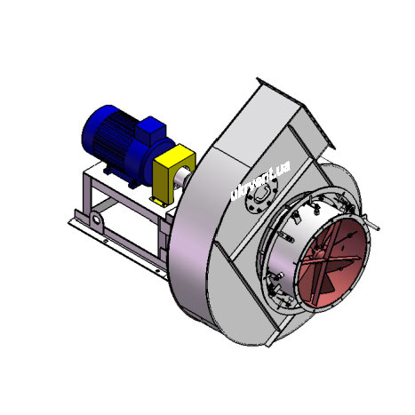 Вентилятор ВР96-43-10.1 (Dн)-3-Л150-ОН-ст3-1081-(з дв.)11-1000-80-У2-(з НА)