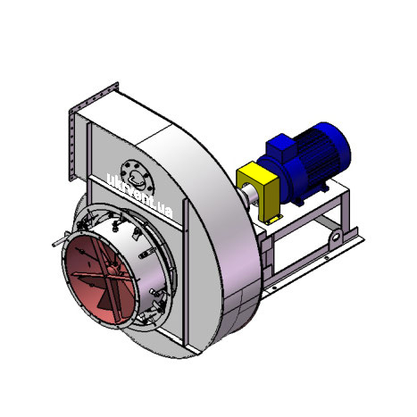 Вентилятор ВР96-43-10.1 (Dн)-3-Пр180-ОН-ст3-1081-(з дв.)11-1000-80-У2-(з НА)