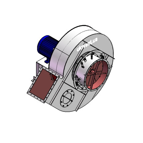 Вентилятор ВР96-43-11,2.1 (Dн)-1-Л45-ОН-ст3-1081-(з дв.)15-1000-80-У2-(з НА)