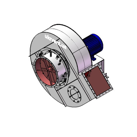Вентилятор ВР96-43-11,2.1 (Dн)-1-Пр45-ОН-ст3-1081-(з дв.)15-1000-80-У2-(з НА)