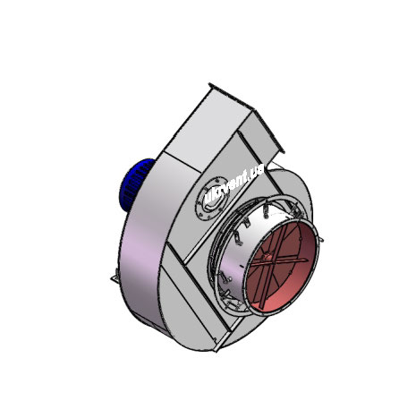 Вентилятор ВР96-43-12,5.1 (Dн)-1-Л150-ОН-ст3-1081-(з дв.)30-1000-80-У2-(з НА)