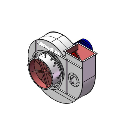 Вентилятор ВР96-43-12,5 з двигуном 30кВт 1000об/хв
